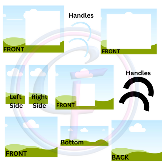 Editable Mother's Day Purse Canva Template Bundle