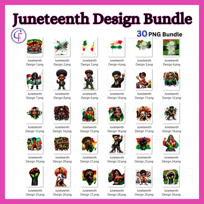 Juneteenth Bundle (35+) PNG Designs