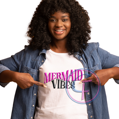 Mermaid Vibes PNG Design