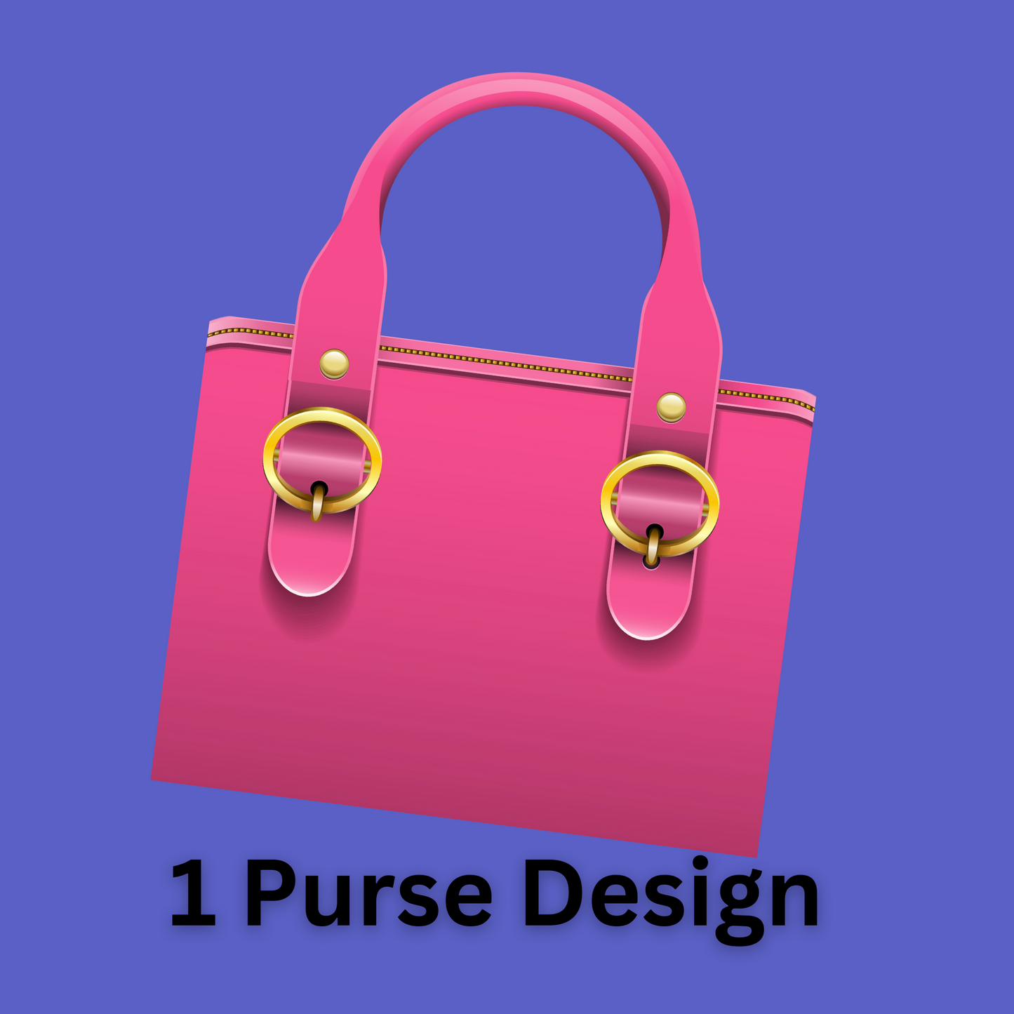Editable 1 Purse Gift Bag Design Canva Template