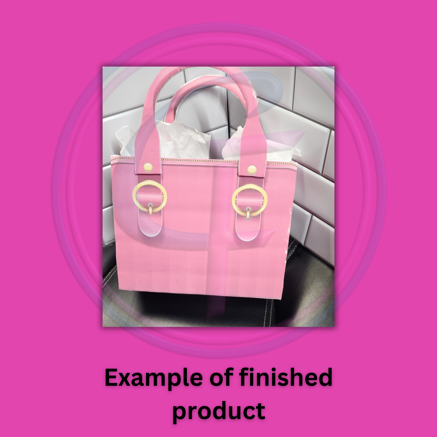 Editable 1 Purse Gift Bag Design Canva Template