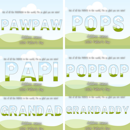 Editable 13 Father's Day Template Bundle for Canva